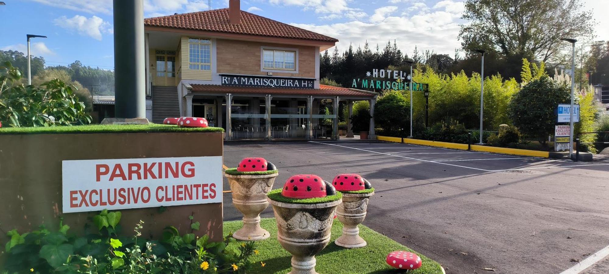 Hotel A Marisqueira I Aeropuerto A Coruna Oleiros Bagian luar foto